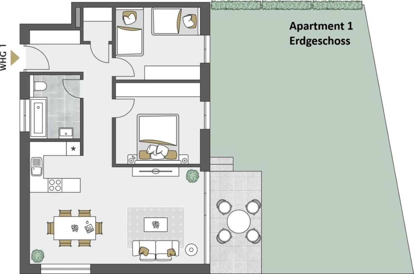 Urban-Apartmenthaus Zwischen Berg Und See ドルンビルン エクステリア 写真